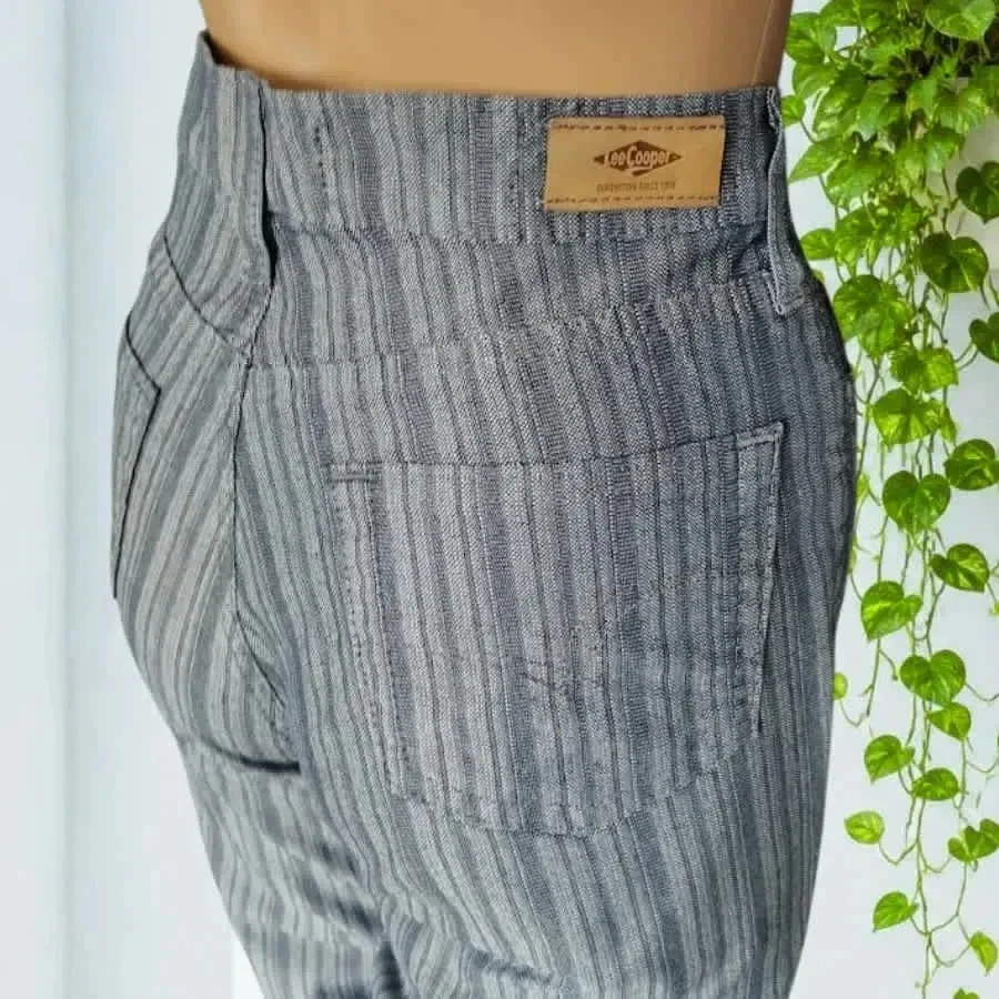 Lee Cooper Angel Pants – Straight Fit Striped -high waist - excellent condition – photo 7